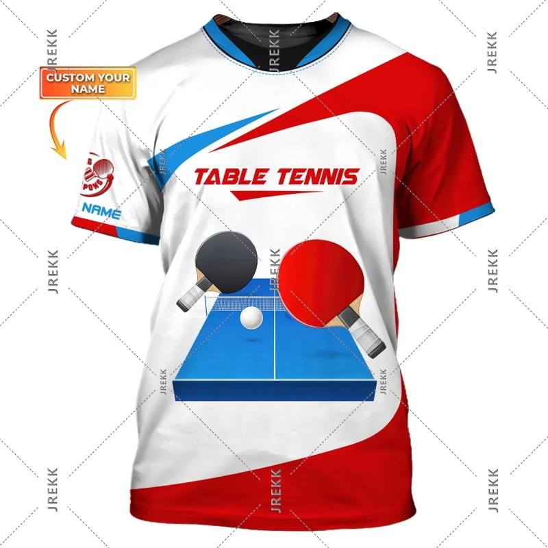 Table Tennis Name - Table Tennis T Shirt For Men