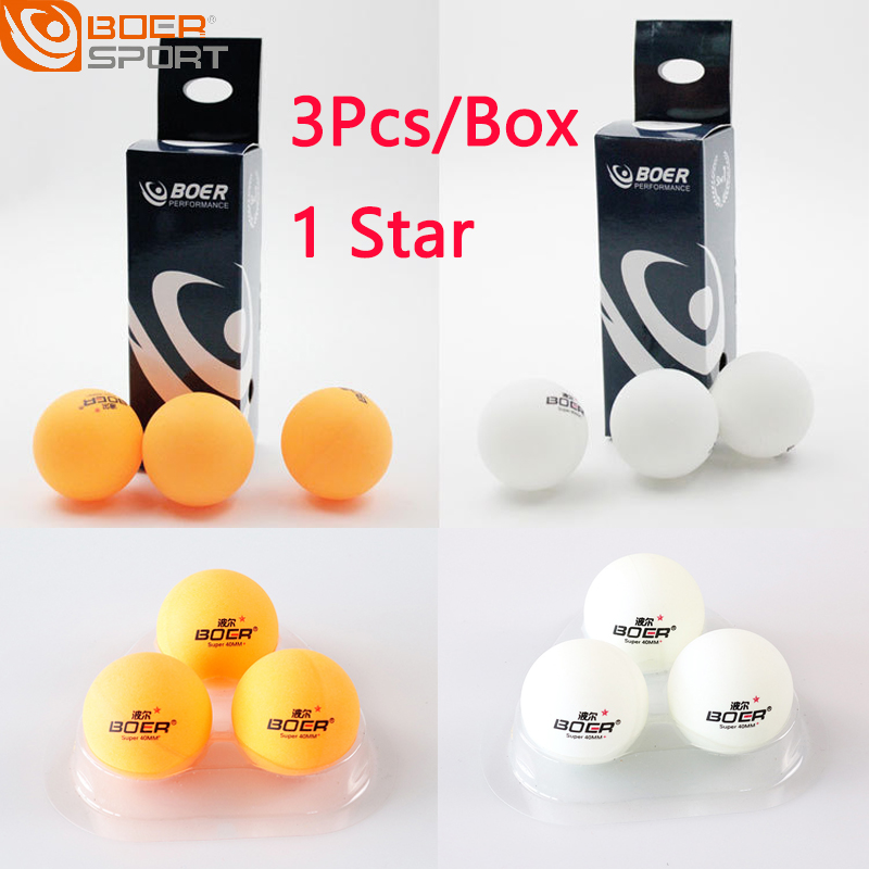 Table Tennis Trainer - 3Pcs/Box Table Tennis Balls 1Star Professional