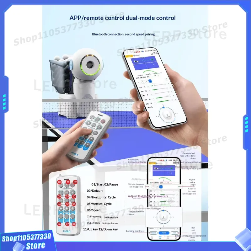 PUSUN Smart Table Tennis Robot - Table Tennis App review and price
