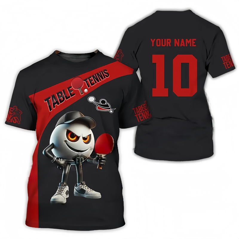 Table Tennis Pattern T Shirt F - Table Tennis Name review and price
