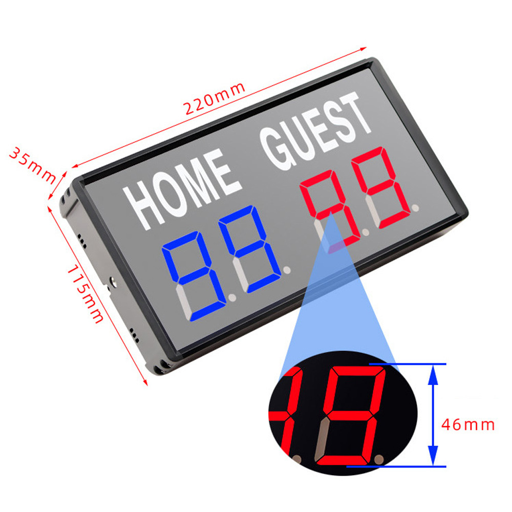 Portable 4 Digit LED Scoreboar - Table Tennis Scoring review and price
