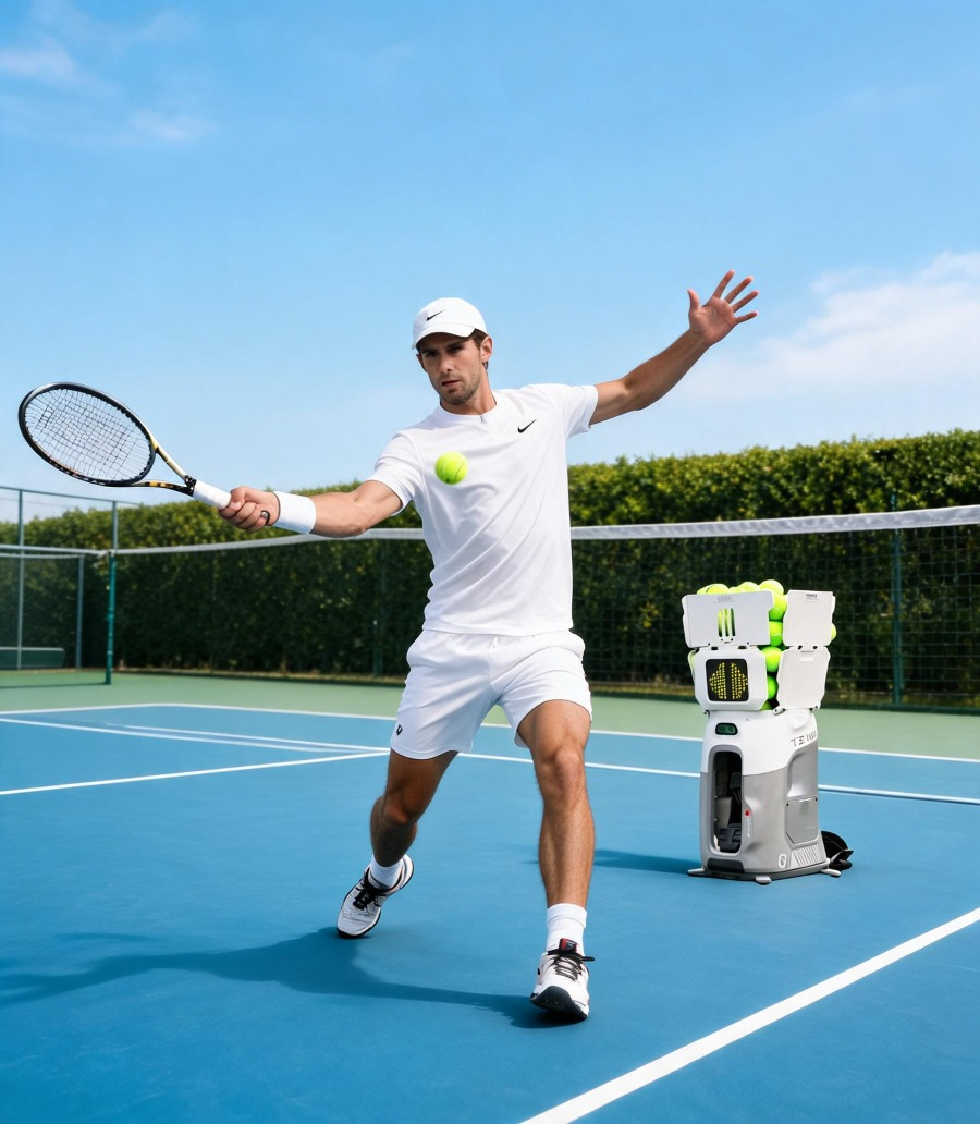 Hot Tenniix Tennis Ball Machin - Robot Ball Machine review and price