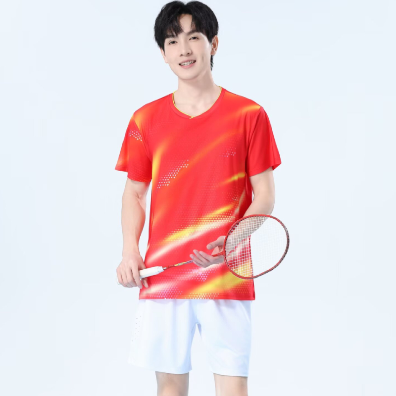 Men Quick Dry Badminton Shirt  - Table Tennis Name review and price